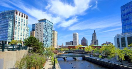 Providence Rhode Island Skyline