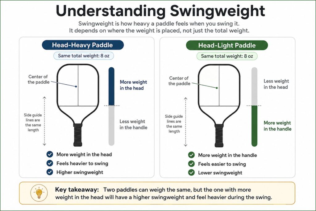Best Pickleball Paddles for Advanced Players in 2026 6 swngweight in pickleball epxlained