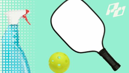 how to clean a pickleball paddle