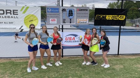 Alabama High School Pickleball Championships Attract Record Number Of Participants Girls From The Hewitt Trussville Team Image courtesy of trussvilletribune.com