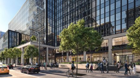 Pickleball Courts Are Popping Up All Over Manhattan The PENN 1 Development Image courtesty of nypost.com