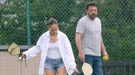 López And Affleck Continue Love Affair… With Pickleball! Ben Affleck And Jennifer López - image courtesy of pagesix.com