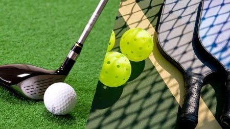 Top Pro-Golf Instructor Claims “Pickleball Will Be Bigger Than Golf” Golf Vs. Pickleball image courtesy of golfshub.com