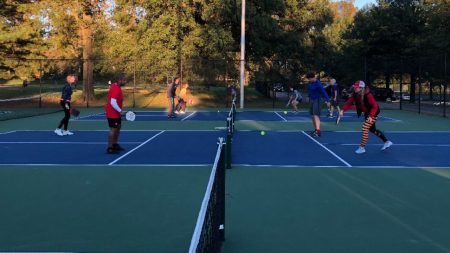 Montgomery Parks, MD, Virtual Speaker Series To Tackle Pickleball Court Space Issue Bauer Drive Local Park in Rockville, MD - Image courtesy of montgomeryparks.org