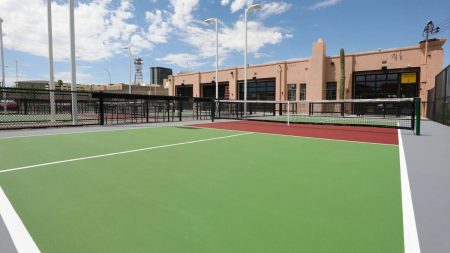 Downtown Tucson To Get Fabulous New Pickleball Facility Outdoor courts at Corbett's Tucson - image courtesy of gracetrejophoto.com