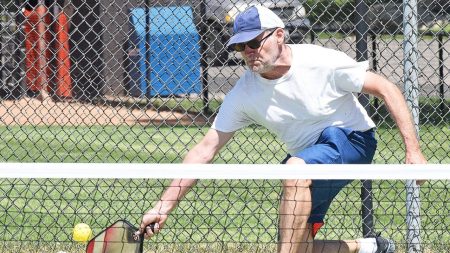 Colorado Pickleball Event Aims To Raise Money For Rare Cancer Research Gino Marin at Howelsen Hill - Image courtesy of steamboatpilot.com