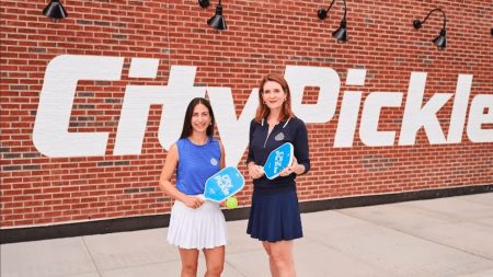CityPickle Opens Its First Long Island City Indoor Pickleball Club CityPickle co-founders Erica Desai (l) and Mary Cannon outside CityPickle Long Island City, NYC - image courtesy of CityPickle