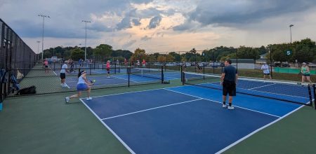 Howard County, MD, Unveils Its Largest Pickleball Court Installation Yet Picklers at the inauguration of the new courts in Howard County, MD - image by Howard County Govt