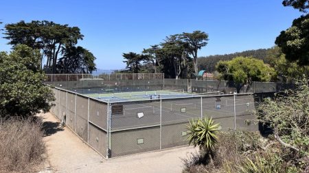The Presidio Pickleball Courts - image courtesy of Eddie Sun, The SF Standard