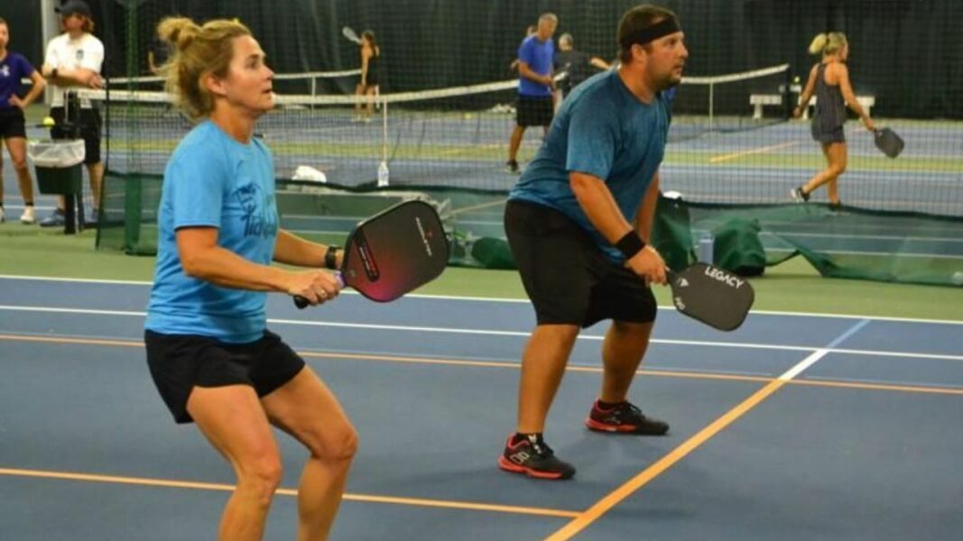 Brigette Thompson (l) and Landon Wilson at the River City Open tournament - image courtesy of Freddie Bourne, Messenger-Inquirer