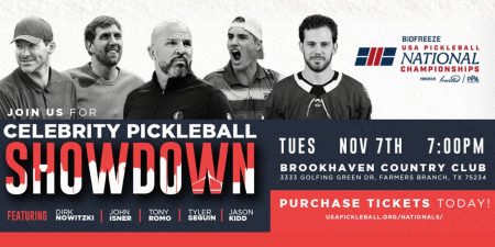 Celebrity Pickleball Showdown - USAP Nationals