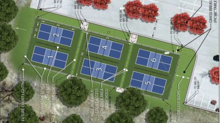 Minnesota’s Red Wing Pickleball Group Looking To Raise Funds For New Courts Concept art of the new courts - image courtesy of Republican Eagle
