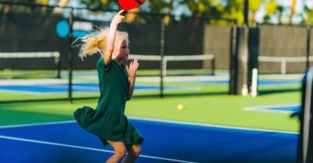 Kids Loving Pickleball As Children’s Clinics And Clubs Start To Appear Across The U.S. Image courtesy of Life Time