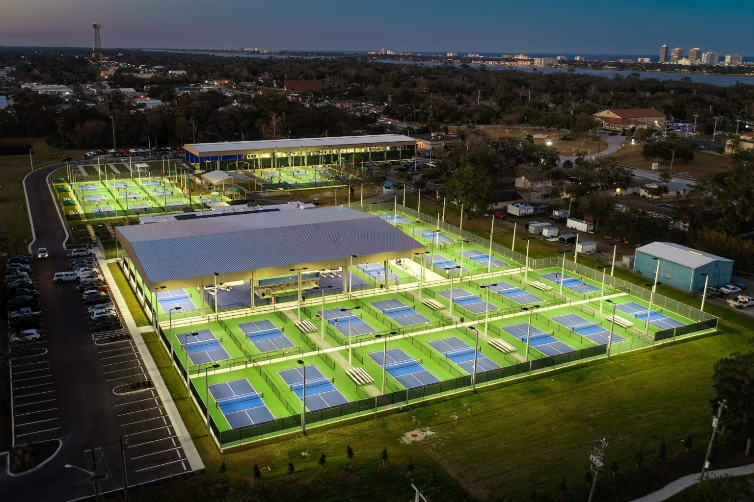 2023 USA Pickleball Diamond Amateur Championship Pre-Registration Opens Pic Campus Drone Night 2 scaled 1