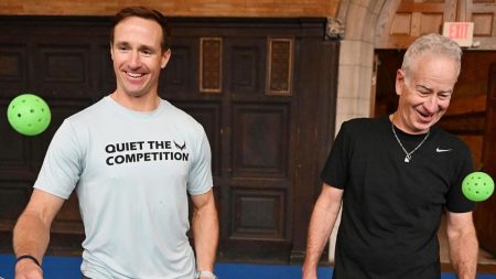 McEnroe And Brees Try Out The New OWL Paddle And Discuss The Future Of Pickleball Image courtesy of USA Pickleball/Owl Pickleball