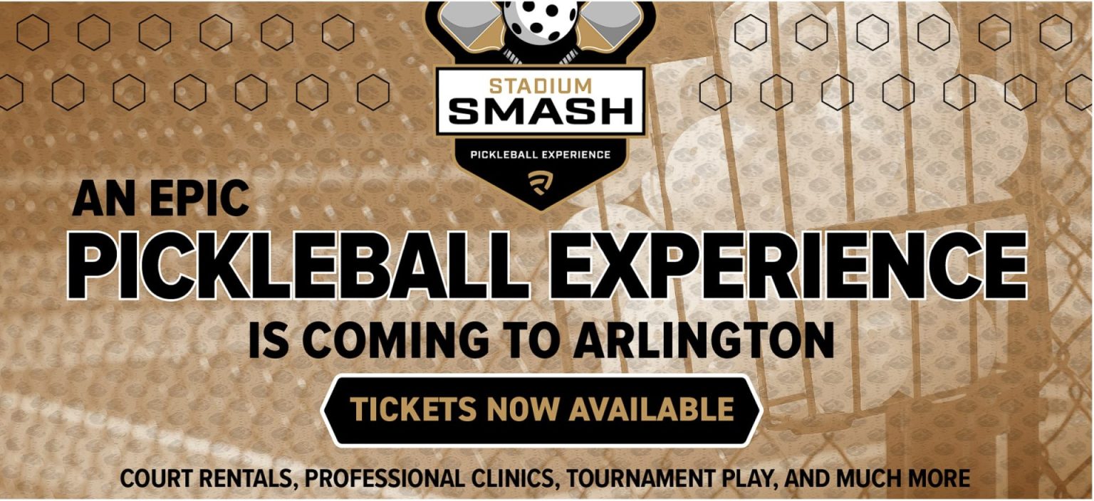Stadium Smash Pickleball Experience To Come To Globe Life Field, TX, In December Image courtesy of revelxp.com