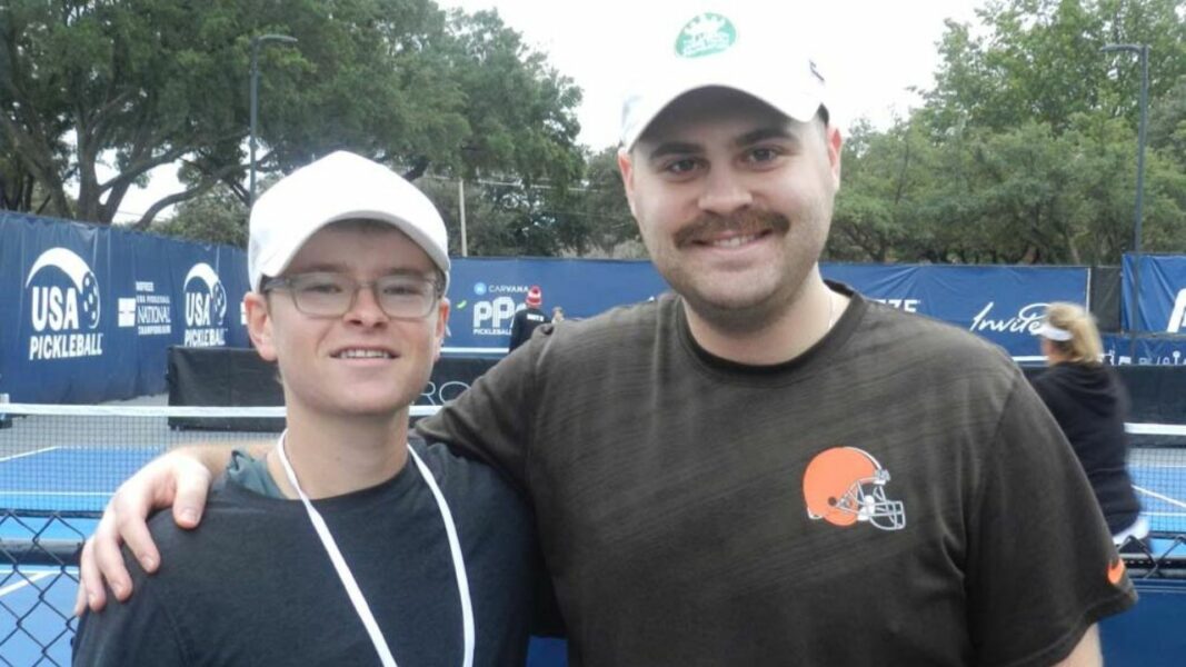 Joey and Spencer - image courtesy of USA Pickleball