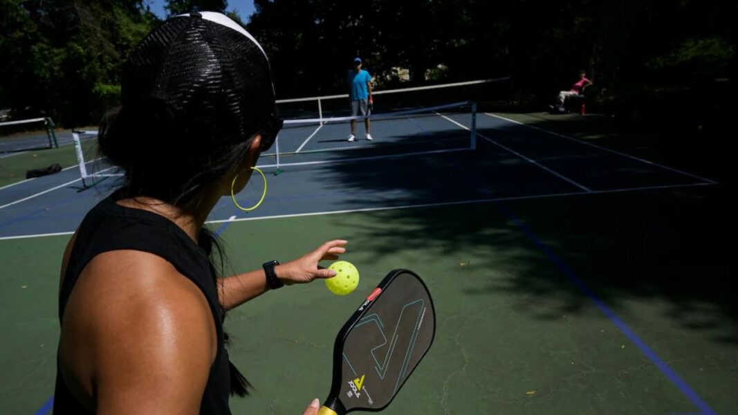 Pickleballers at the Palisades Recreation Center and Playground in Washington - image courtesy of Craig Hudson for The Washington Post