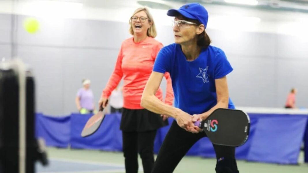 Margaux Beland (l) and Christine Cimaglia at the RA Centre - image by Jean Levac of Postmedia