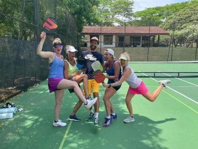 Pickleballers in Costa Rica - image courtesy of Pura Vida House