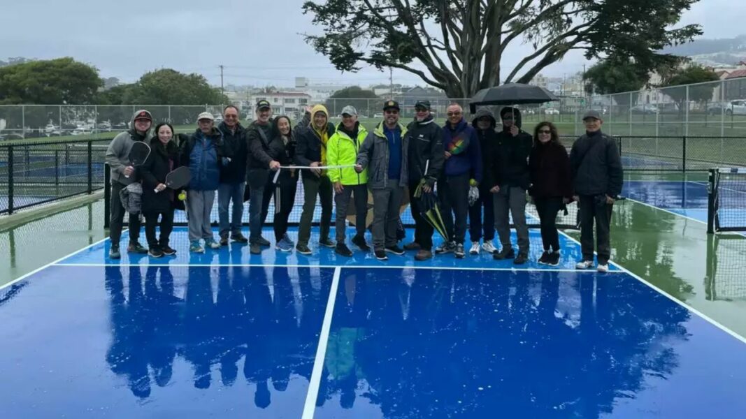 "Ribbon Cutting" at The Larsen Playground in Sunset - Image by Provided by Hans Carter