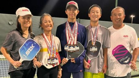 The Lam family - image courtesy of USA Pickleball