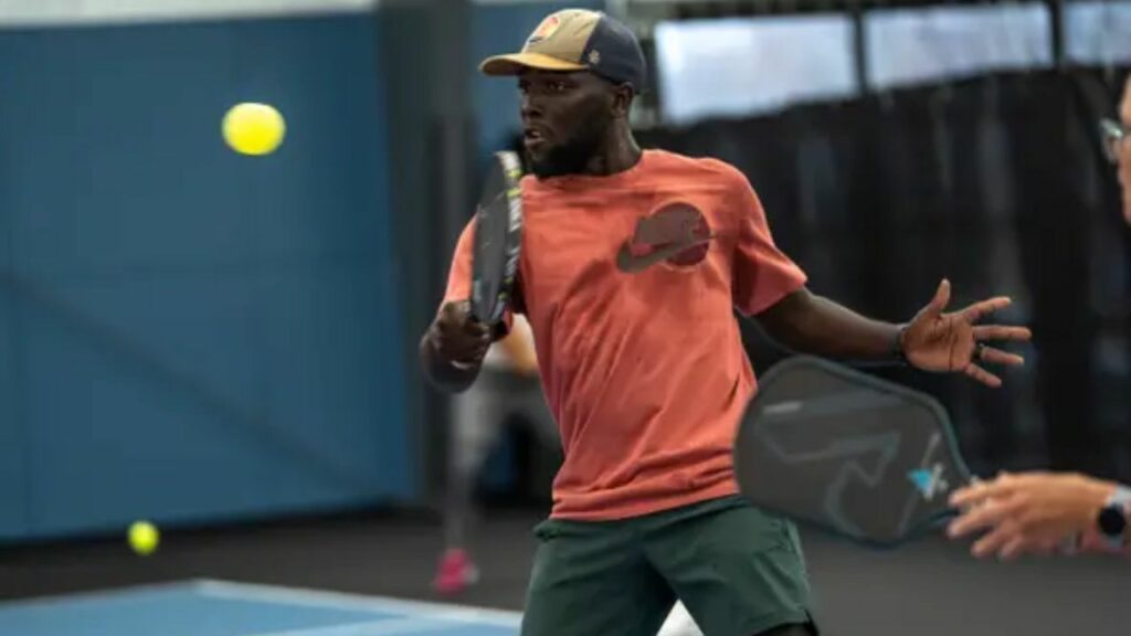 Max Edem playing at the ribbon-cutting ceremony - image courtesy of eu.freep.com