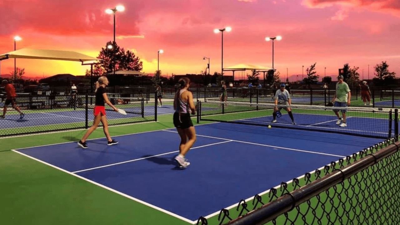 Pickleballers in Cache Valley, Utah - image courtesy of Utah Pickleball Forum