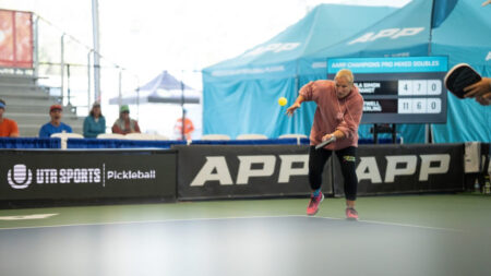 A participant at the AARP US Champions Cup - image courtesy of theapp.global