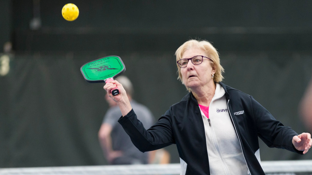 Fair Lawn pickleballer Carole Kobbe – Image courtesy of Steve Hockstein - special to northjersey.com