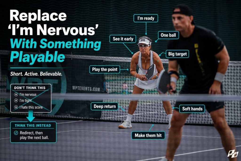 Replace “I’m Nervous” With Something Playable in pickleball