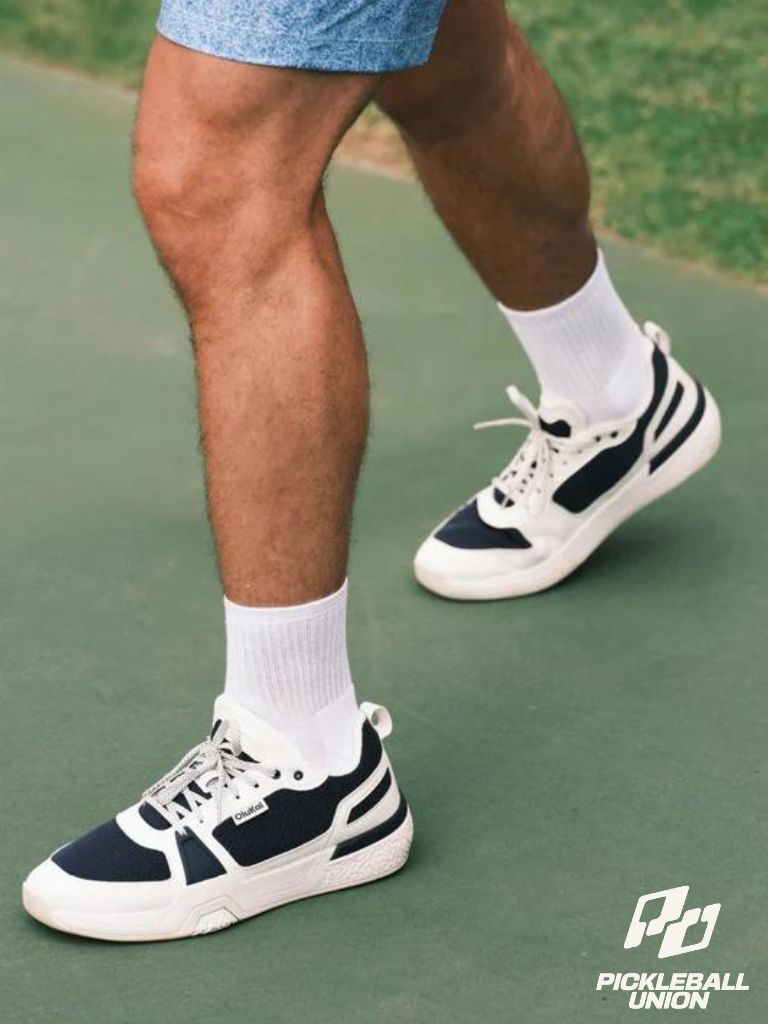 OLUKAI 'Anau Scarpe Da Tennis E Pickleball Uomo, Bianco, 45 EU, Traspiranti, Ammortizzate, Suola In Gomma Con Presa Bagnato