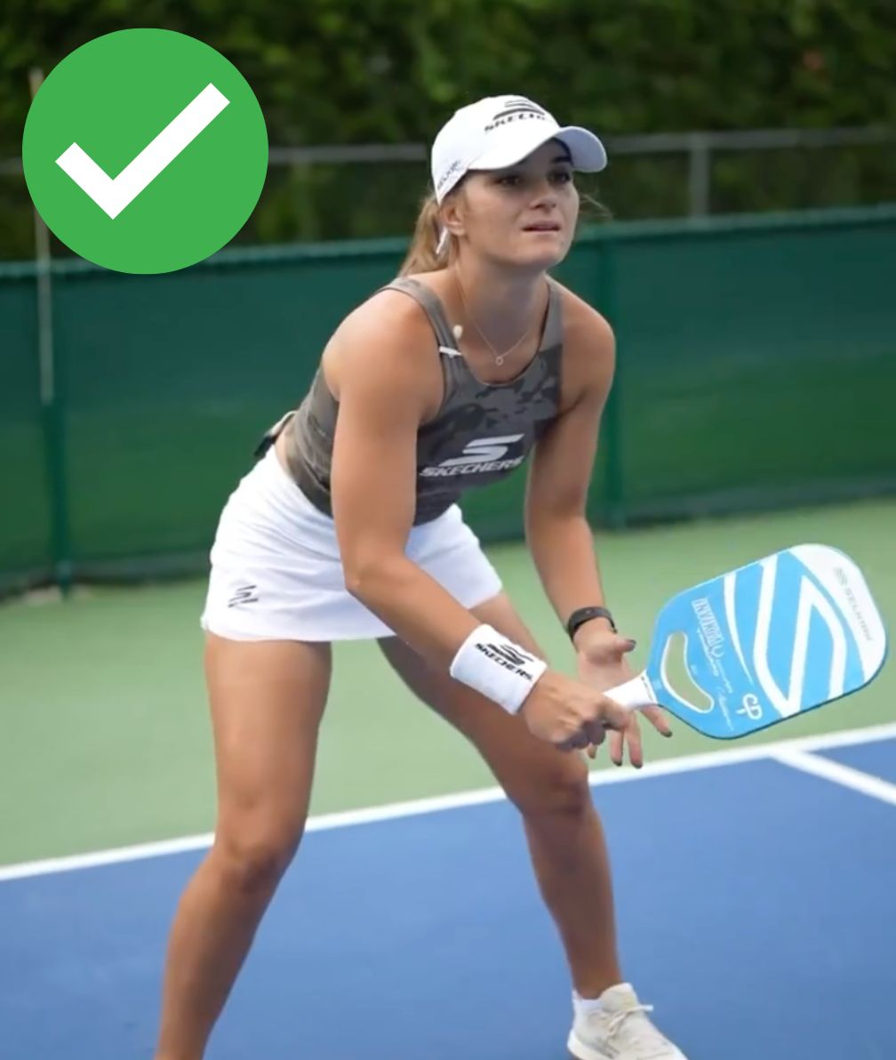 How to Stop Hitting Out Balls While Moving Forward in Pickleball 2 transition zone paddle position