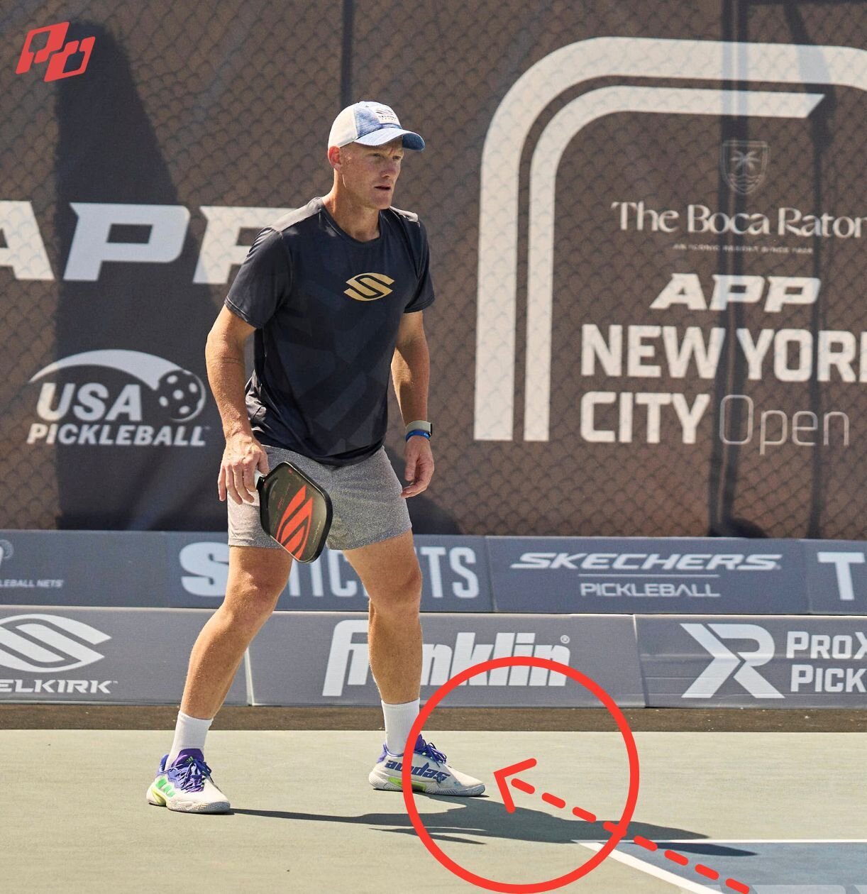 Stand a couple feet back for slice returns.