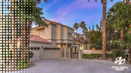 Discover a Henderson Luxury Villa with Pickleball Court & Resort Pool Villa Greens luxury villa with pickleball court