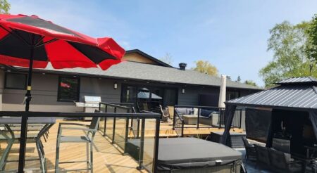 Modern Innisfil Retreat with Pickleball Near Friday Harbour Pickleball-Retreat-Modern-Home-with-Private-Court-Jacuzzi-in-Innisfil-6