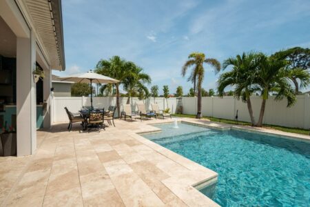 Luxury Cape Coral Retreat with Pickleball Court & Pool Modern Home Rental with Private Pickleball Court in Cape Coral