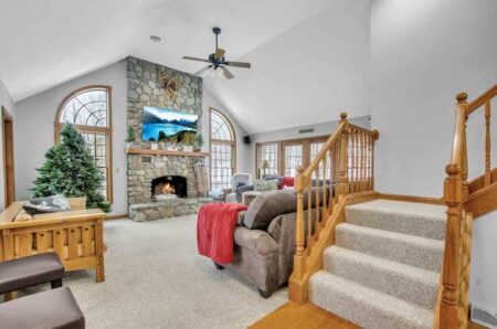 Secluded 10-Acre Pickleball Retreat in Ellicottville Ellicottville-Gem-Secluded-Chalet-Indoor-Pickleball-24