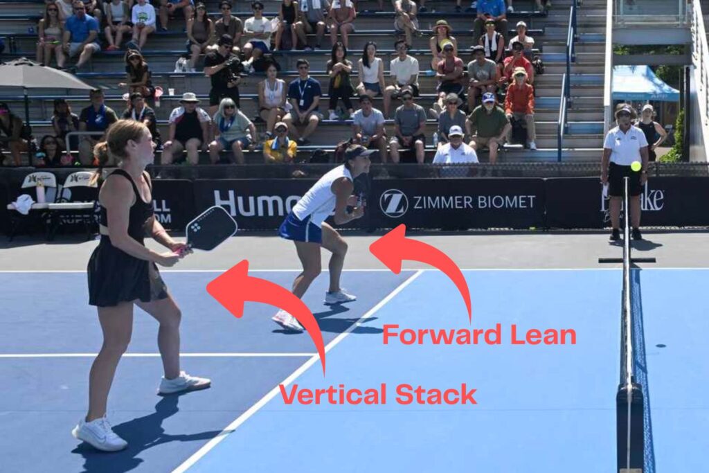 Forward Lean vs. Vertical Stack in Pickleball