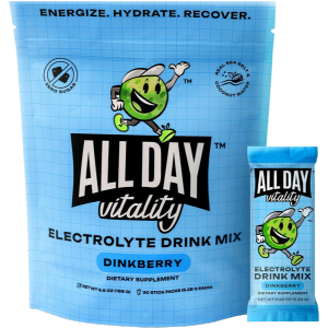 24. ALL DAY Vitality Pickleball Electrolyte Powder Packets