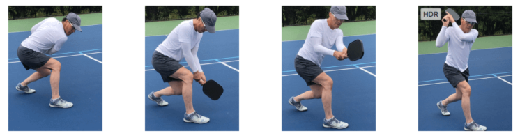 Pickleball backhand drive