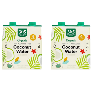 365 by Whole Foods Market, Organic Coconut Water 8 Pack, 67.6 Fl Oz