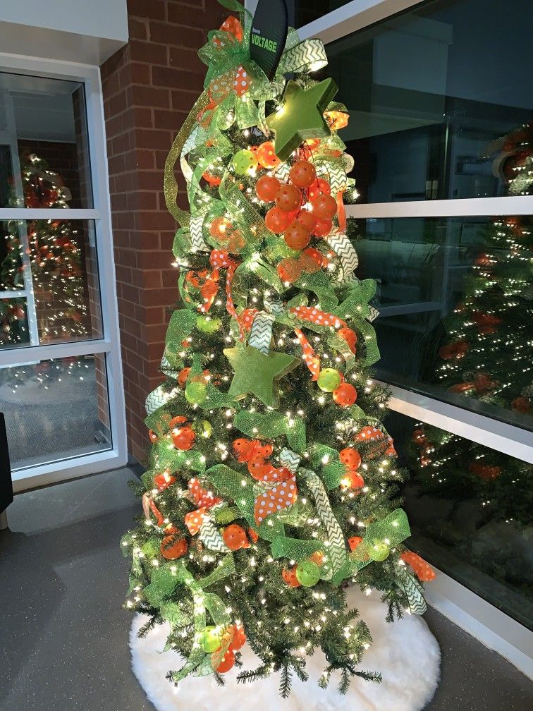 Pickleball Christmas tree