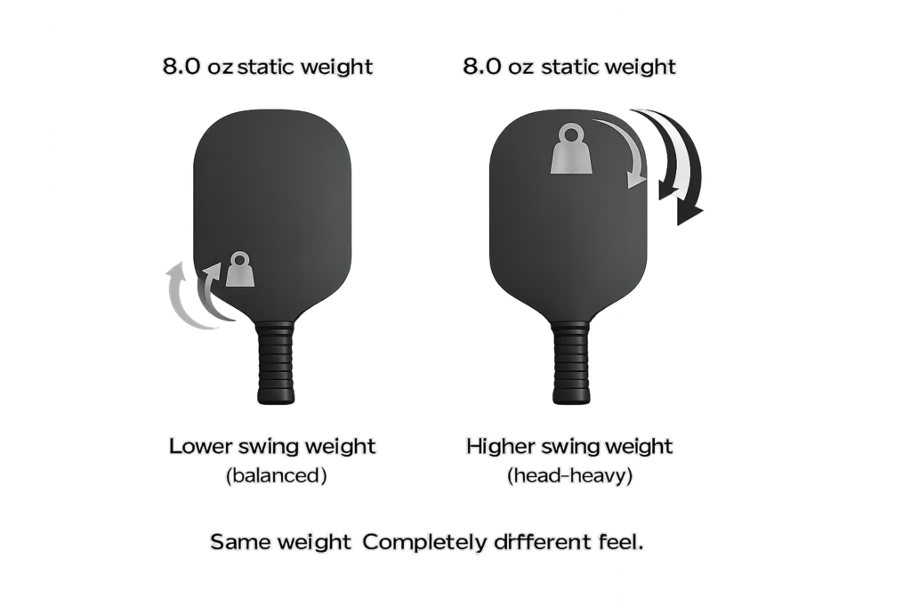 The Paddle That Works for Your Body (Not the One Pros Use) 2 Paddle Weight vs Swing Weight (What to Choose, Exactly)