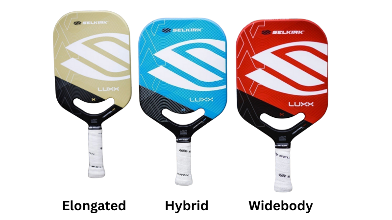 Widebody Pickleball Paddles: Who They’re Really For (and Who Should Avoid Them) 2 elongated vs hybrid vs widebody pickeball paddle