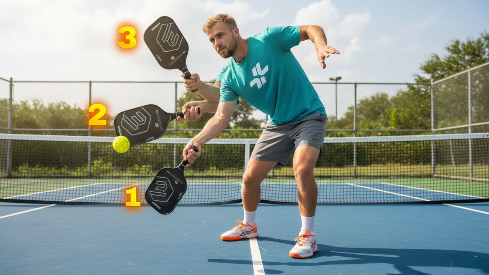 how to hit topspin