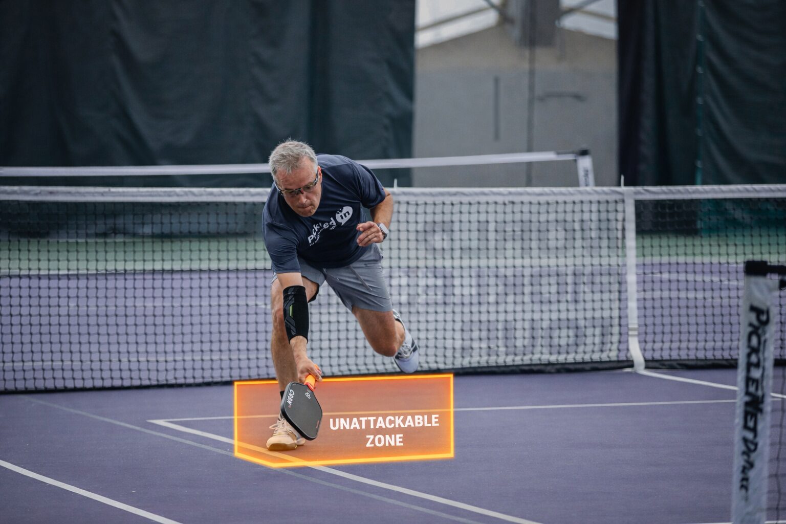 unattackable zone pickleball