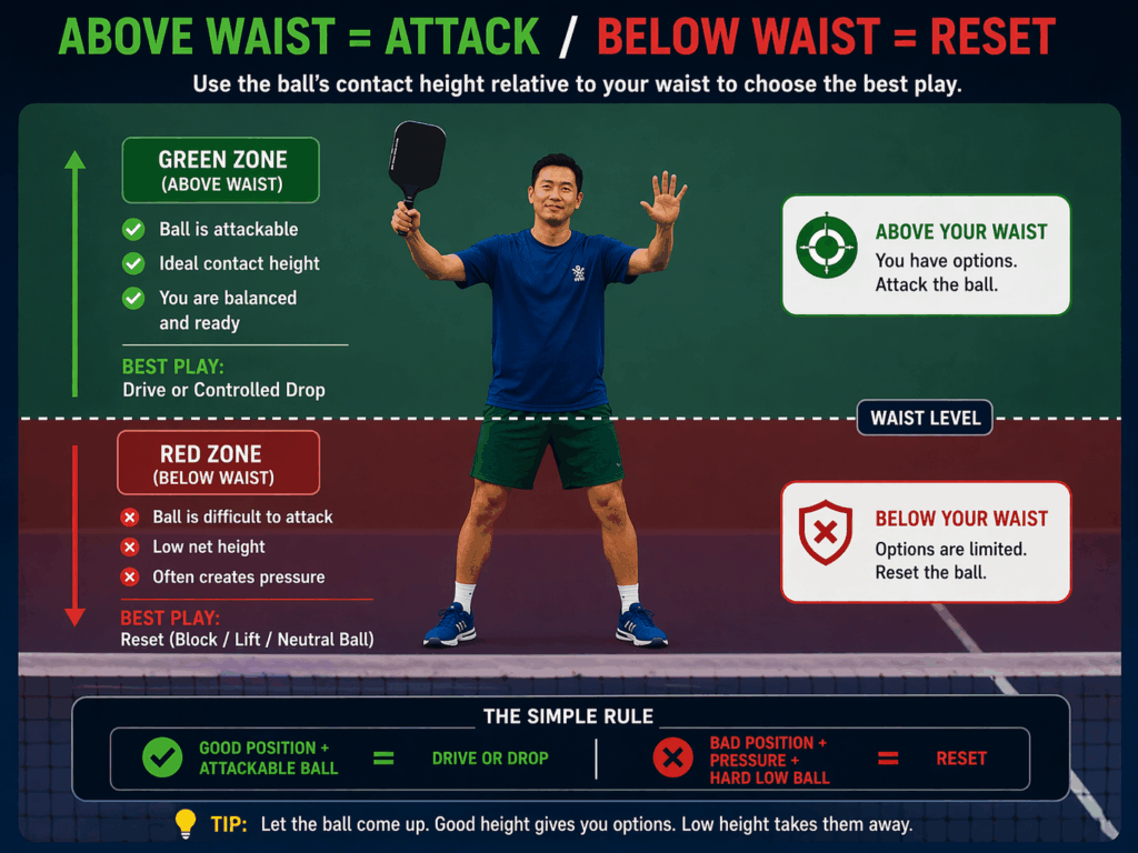 When should you not reset from the baseline?