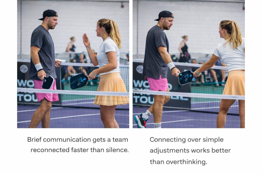 how to communicate in pickleball doubles