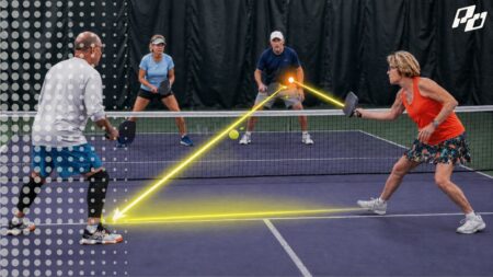 How to Attack the Triangle Pattern in Pickleball Doubles